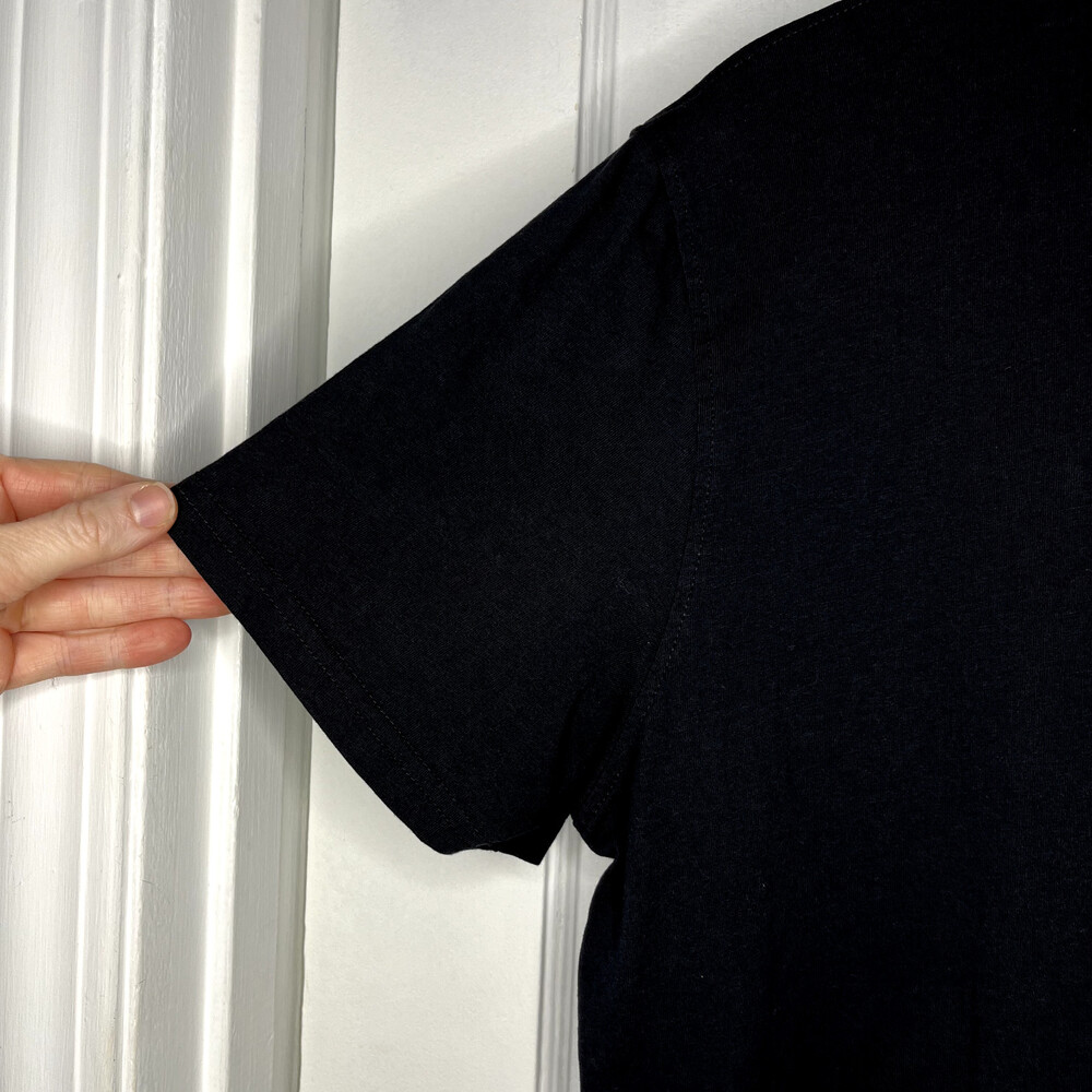 Roberto Cavalli Mens Shirt XL Black Cotton Crew Short Sleeve Snake Graphic Print - Picture 9 of 16